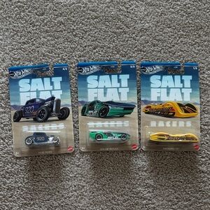 Hot Wheels Salt Flat Racers 3-Pack